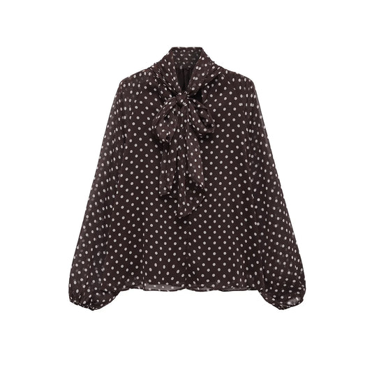 Casual Stand-Up Collar Blouse