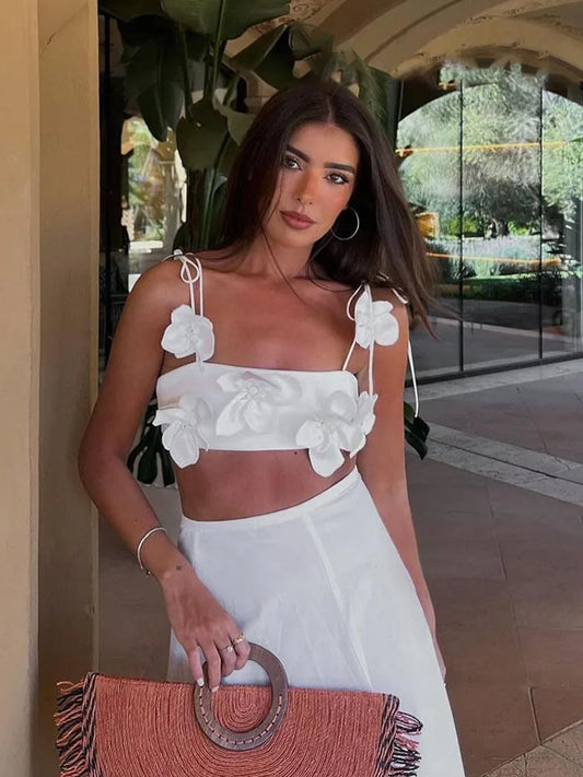 Blomster Lace-Up Blouse