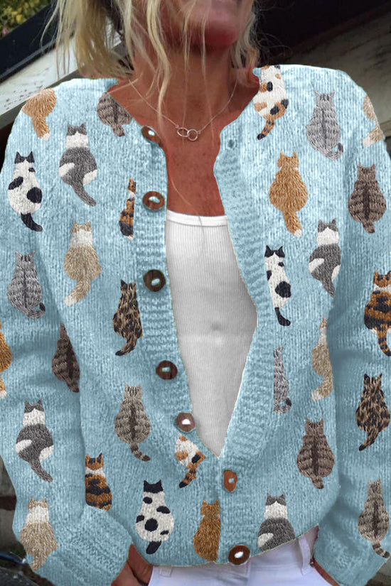 Cardigan, Katteprint, Dame