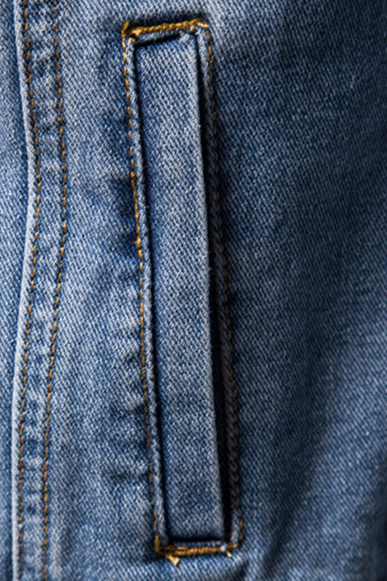 Vasket denimjakke