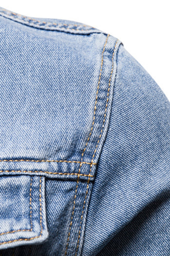 Vasket denimjakke