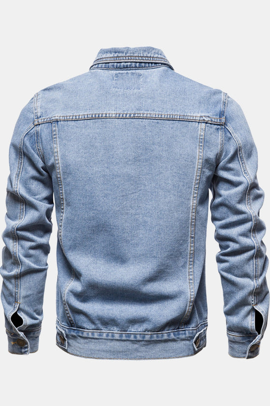 Vasket denimjakke