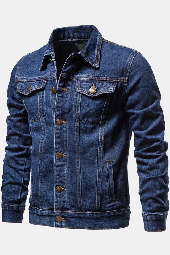 Vasket denimjakke