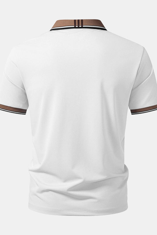 Kontrast Stribet Krave Polo