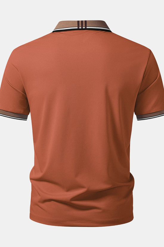 Kontrast Stribet Krave Polo