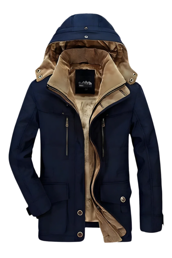 Vinterjakke, Polstret, Zip-front - Francesco