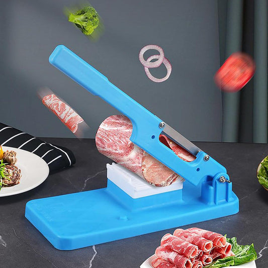 ChefSlice™ Rustfrit Stål Køkkenslicer – Præcist Skæring til Kød, Grøntsager & Frugt
