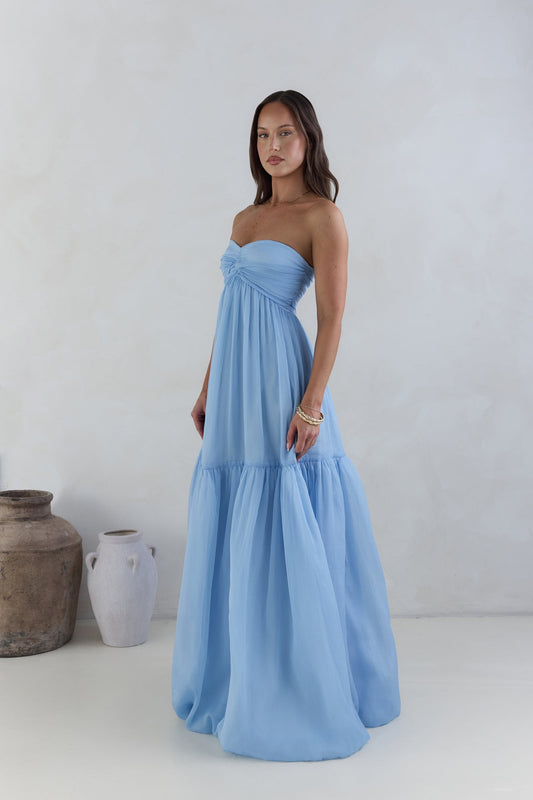 Strapless Maxi-Kjole med Uforglemmelig Stil til Enhver Anledning
