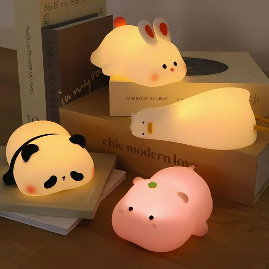 SqueezeBuddies™ Nachtlampje voor Kinderen - Veilig en Speels Design