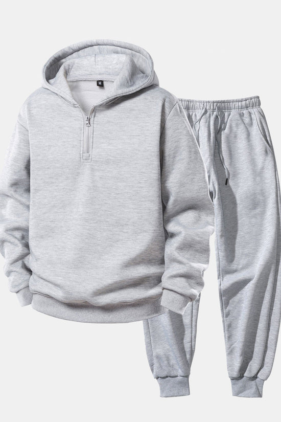 Hoodie med Kwartrits & Joggingbukser