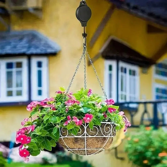 PlantRetract™ Højdejusterbart planteophængssæt til indendørs planter