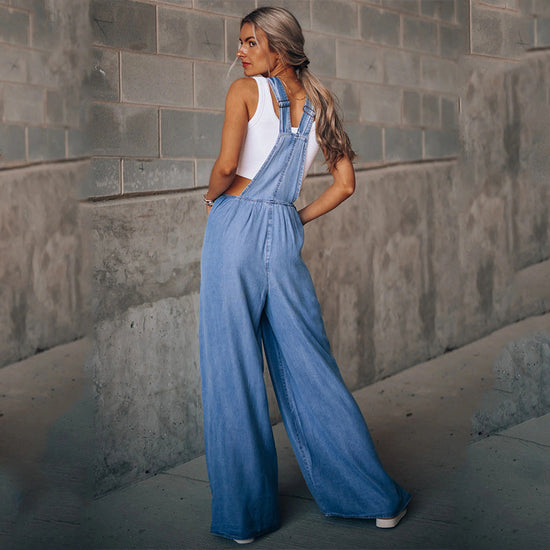 Bred Jumpsuit til kvinder | Let og luftig
