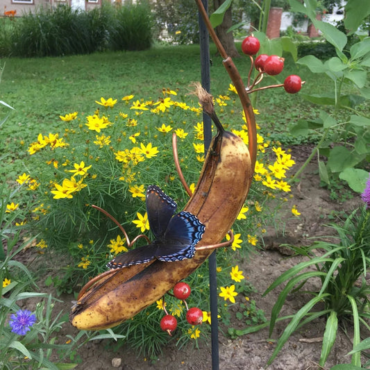 ButterflyLure Sommerfugl-Bananestativ – Naturlig Tiltrækning til Insekter