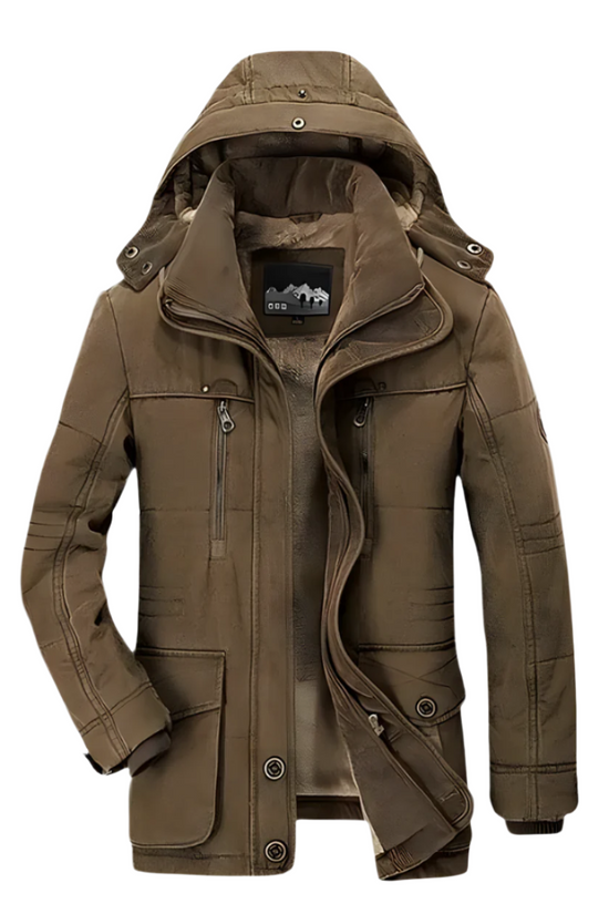 Vinterjakke, Polstret, Zip-front - Francesco
