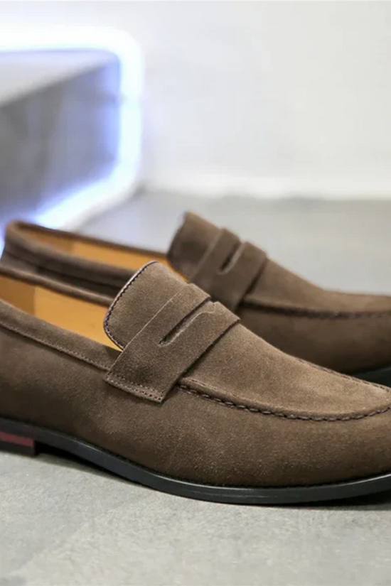 Suede Summer Slip-Ons