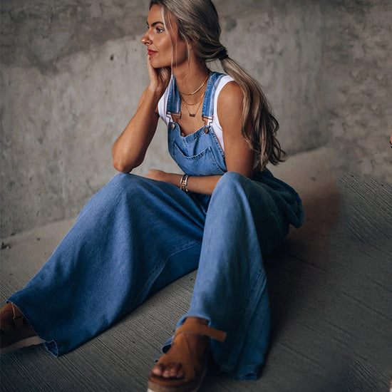 Bred Jumpsuit til kvinder | Let og luftig