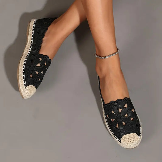 Rosalie – Elegant Blomsterdesign Casual Espadrilles