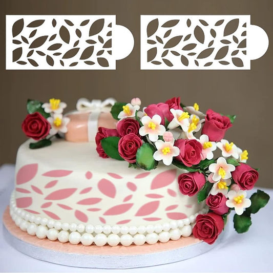 DecoLace™ | DIY Kagepyntskabelon i elegant lace design