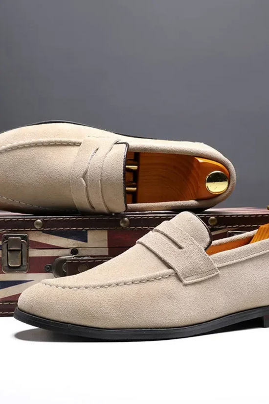 Suede Summer Slip-Ons
