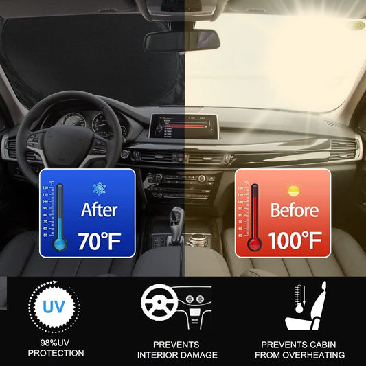 Solaris™ Auto-solbeskyttelsesmatte for Effektiv Solbeskyttelse