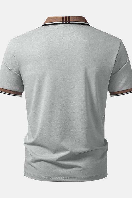Kontrast Stribet Krave Polo
