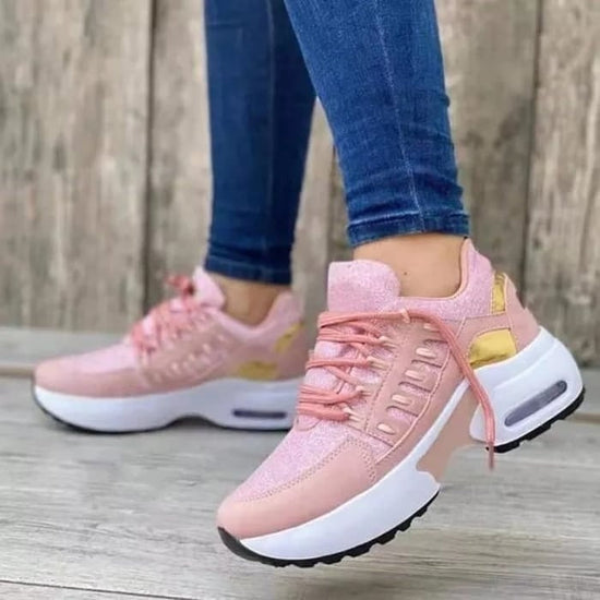 Air-Cushion Sneakers, Platform, Dame