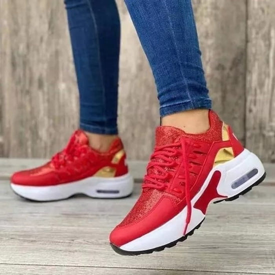 Air-Cushion Sneakers, Platform, Dame
