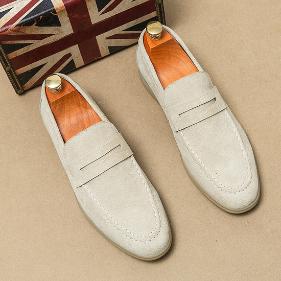 Elegant Suede Loafers from Firenze