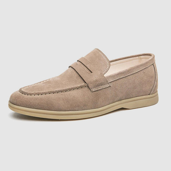Elegant Suede Loafers from Firenze