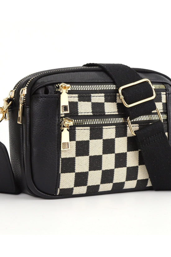 Crossbody-taske med dekorativ skulderrem - Mila
