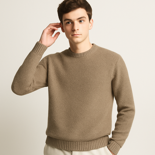 Dario Con Fuego | Ribbed Zoom Loose Fit Pullover