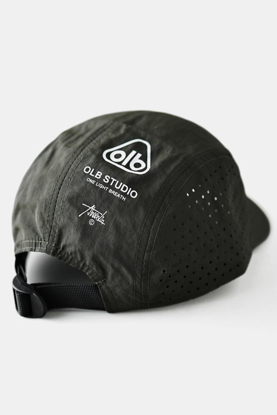 Hurtigttørrende Perforeret 5-Panel Kasket | Åndbar Trykt Logo Justerbar Sportskasket