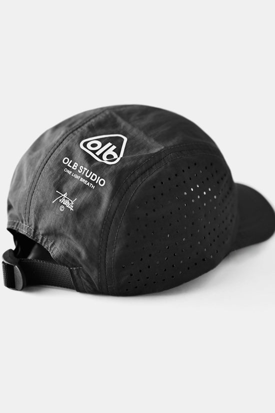 Hurtigttørrende Perforeret 5-Panel Kasket | Åndbar Trykt Logo Justerbar Sportskasket
