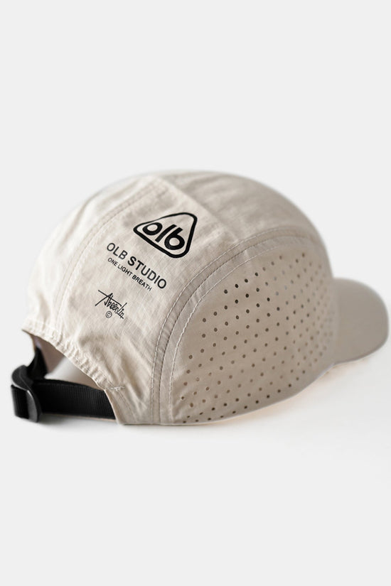 Hurtigttørrende Perforeret 5-Panel Kasket | Åndbar Trykt Logo Justerbar Sportskasket