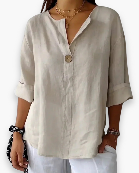 Elegant og Let Klassisk Bluse til Damer