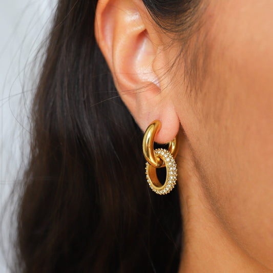Elvire - Gold Earrings