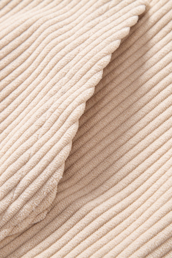 Corduroy Hoodie Med Kængurulomme & Corduroy Jogger Bukser