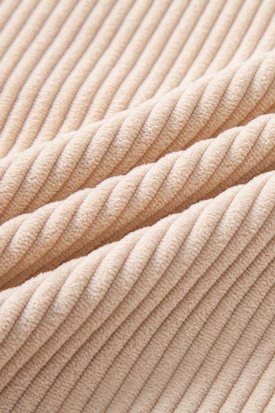 Corduroy Hoodie Med Kængurulomme & Corduroy Jogger Bukser