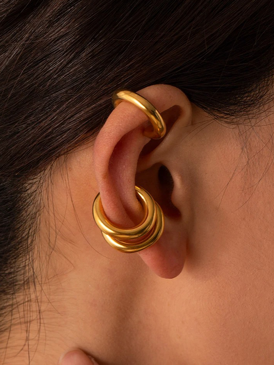 Lara Chunky Gold Ear Cuff