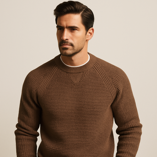 Lorenzo Cortese | Struktureret Luxe Herresweater