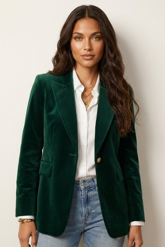 Luksus fløjl dames blazer - Victoria