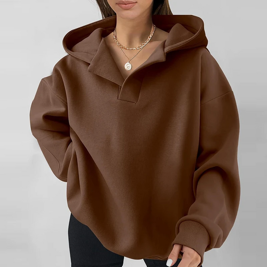 Oversized dames hoodie med hætte – Sienna