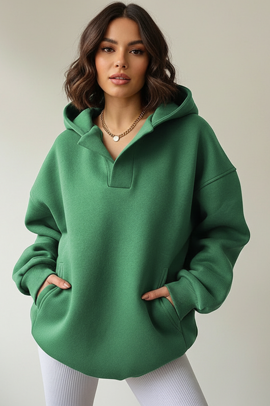 Oversized dames hoodie med hætte – Sienna