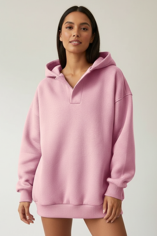 Oversized dames hoodie med hætte – Sienna