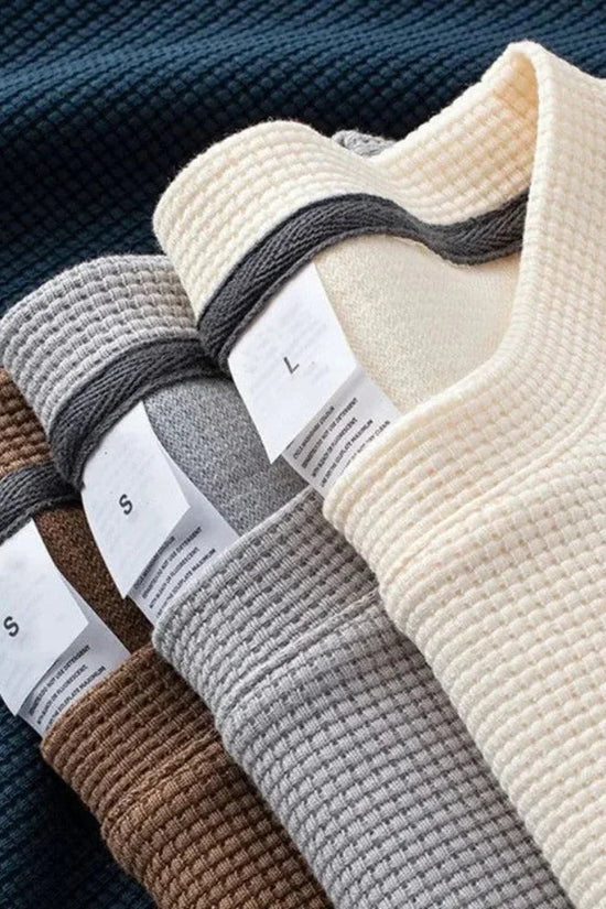 Rowan | Herre Waffle Skjorte med Struktur