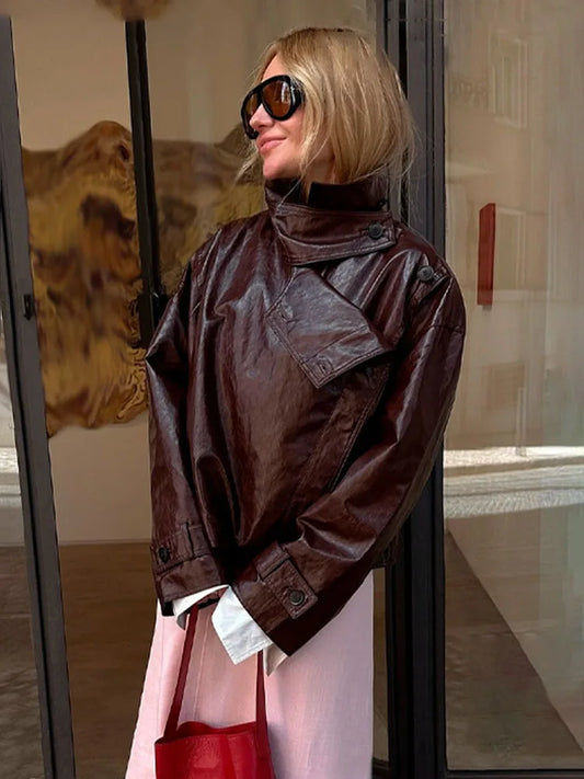 Elegant Læderjakke