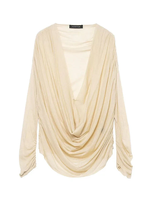 Chic Pleated Shirt