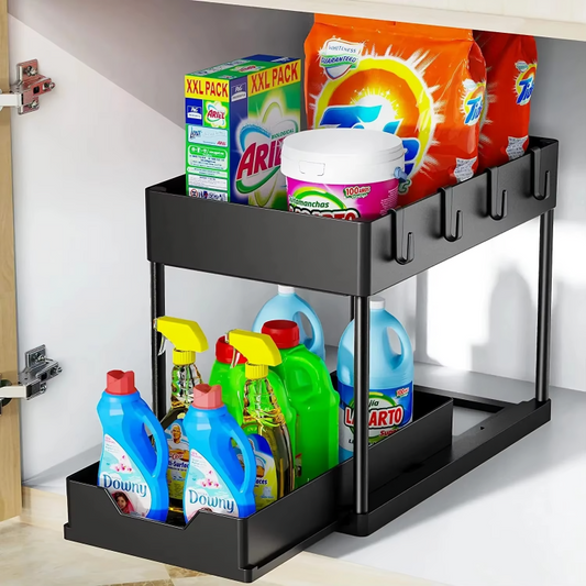 SlideStack™ | Hold orden under vasken med smart opbevaring!