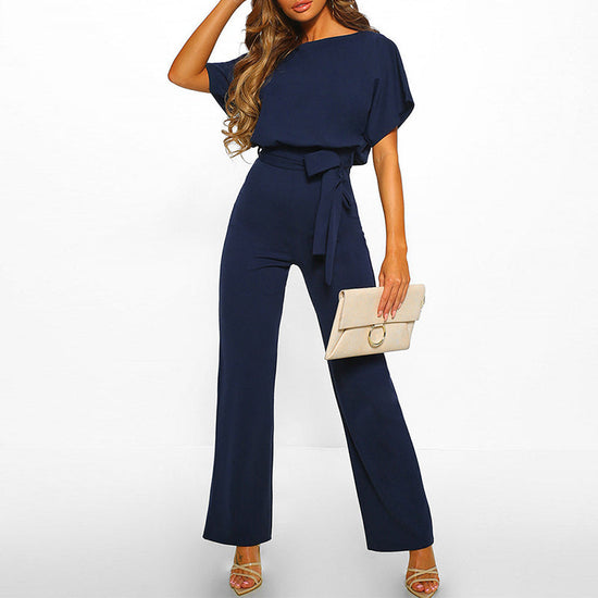 Elvina - Elegant Jumpsuit med Taljebånd