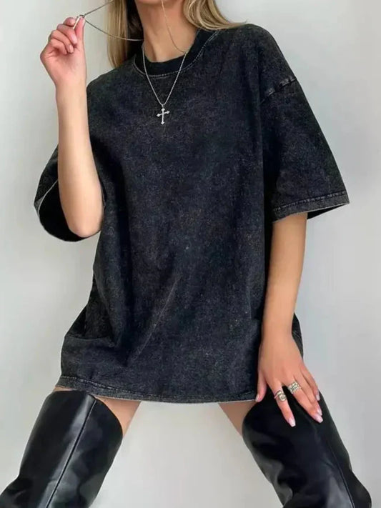 Overdimensioneret T-Shirt til Kvinder – Urban, Casual & Klar til Streetstyle